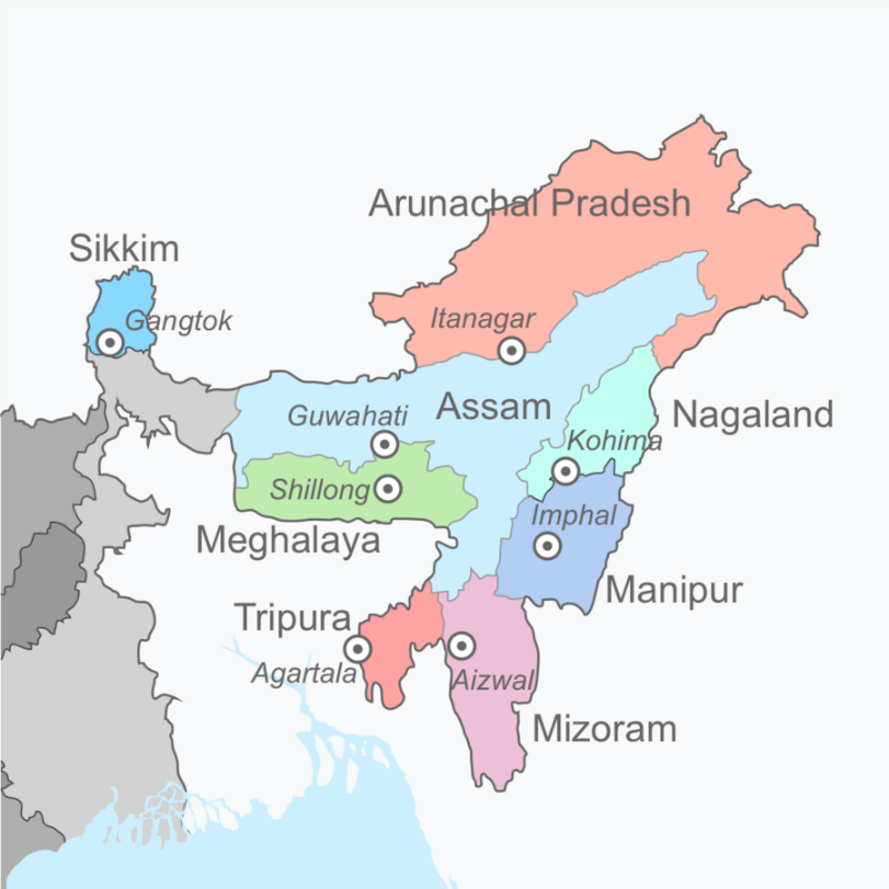 North east india