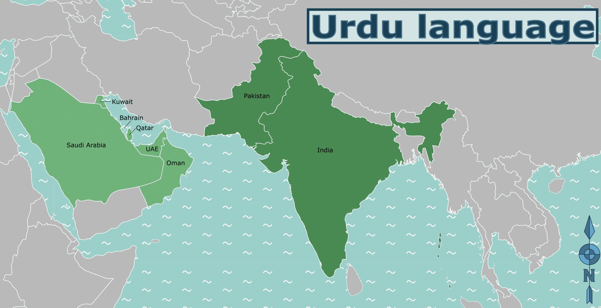 Where is Urdu spoken?
