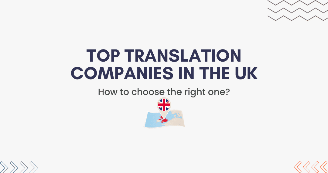 Top translation companies in the UK