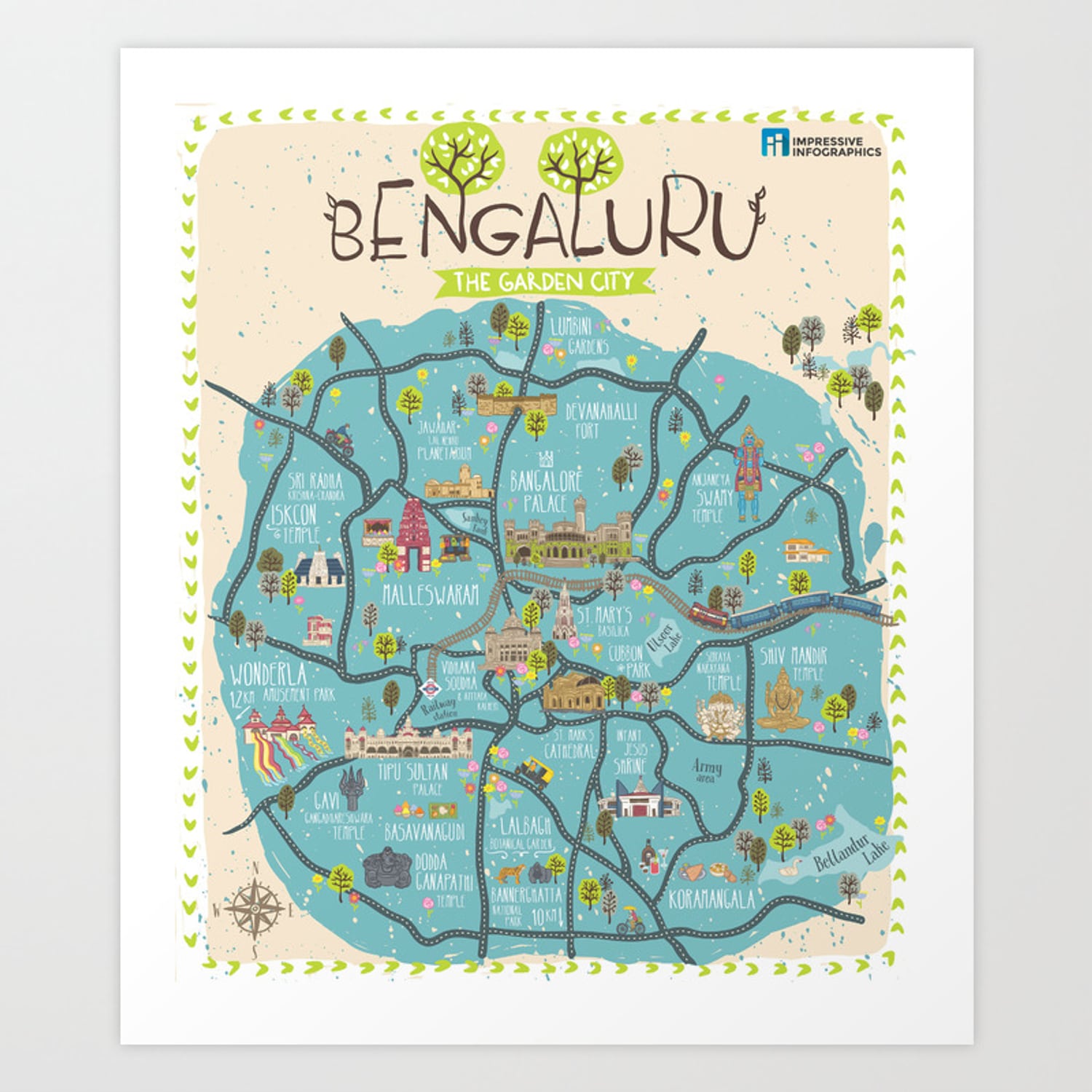 Bangalore city map