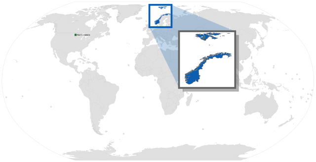 Norwegian language speaking regions