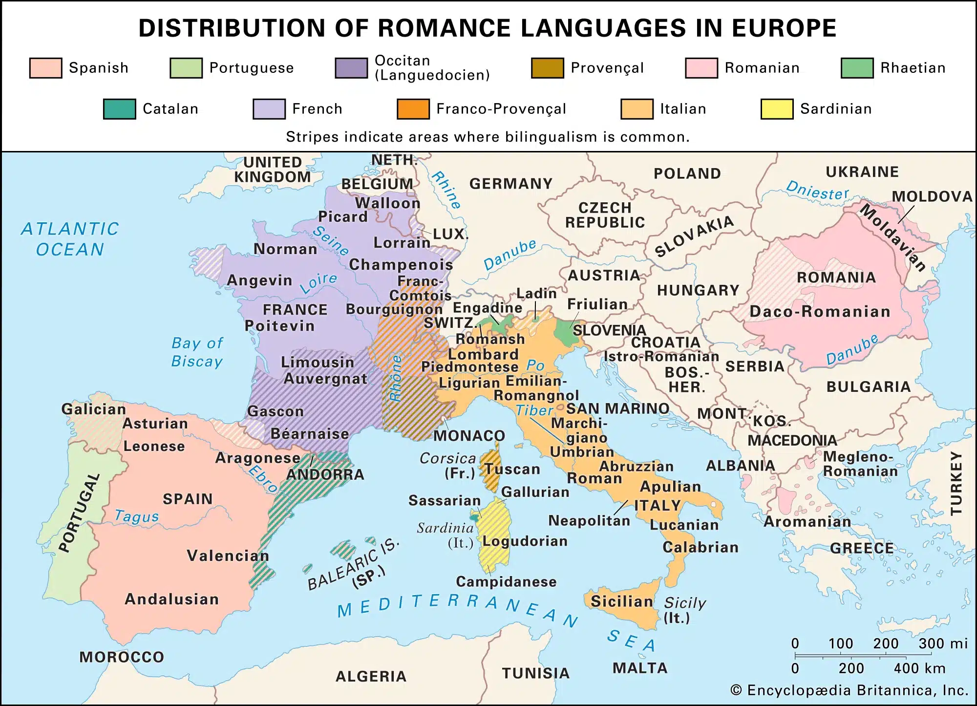 Distribution-Romance-languages-Europe