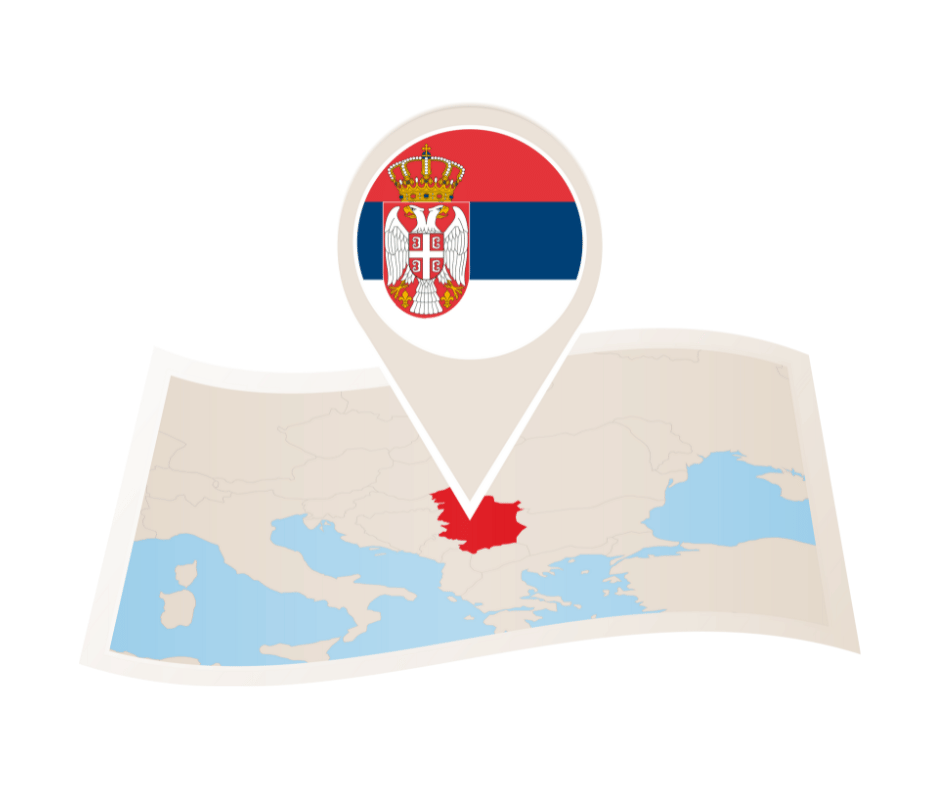 Serbia map