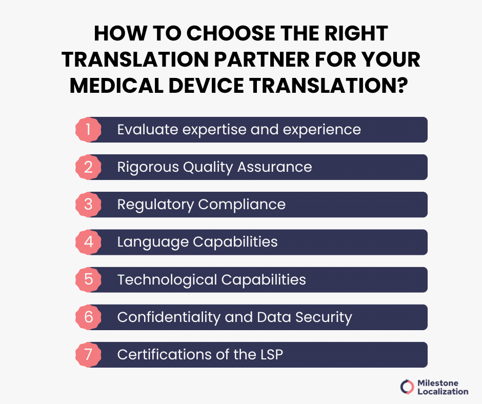 How to choose the right translation partner for your medical device translation