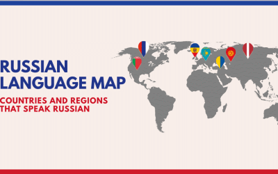 Russian Language Map: Countries and Regions That Speak Russian