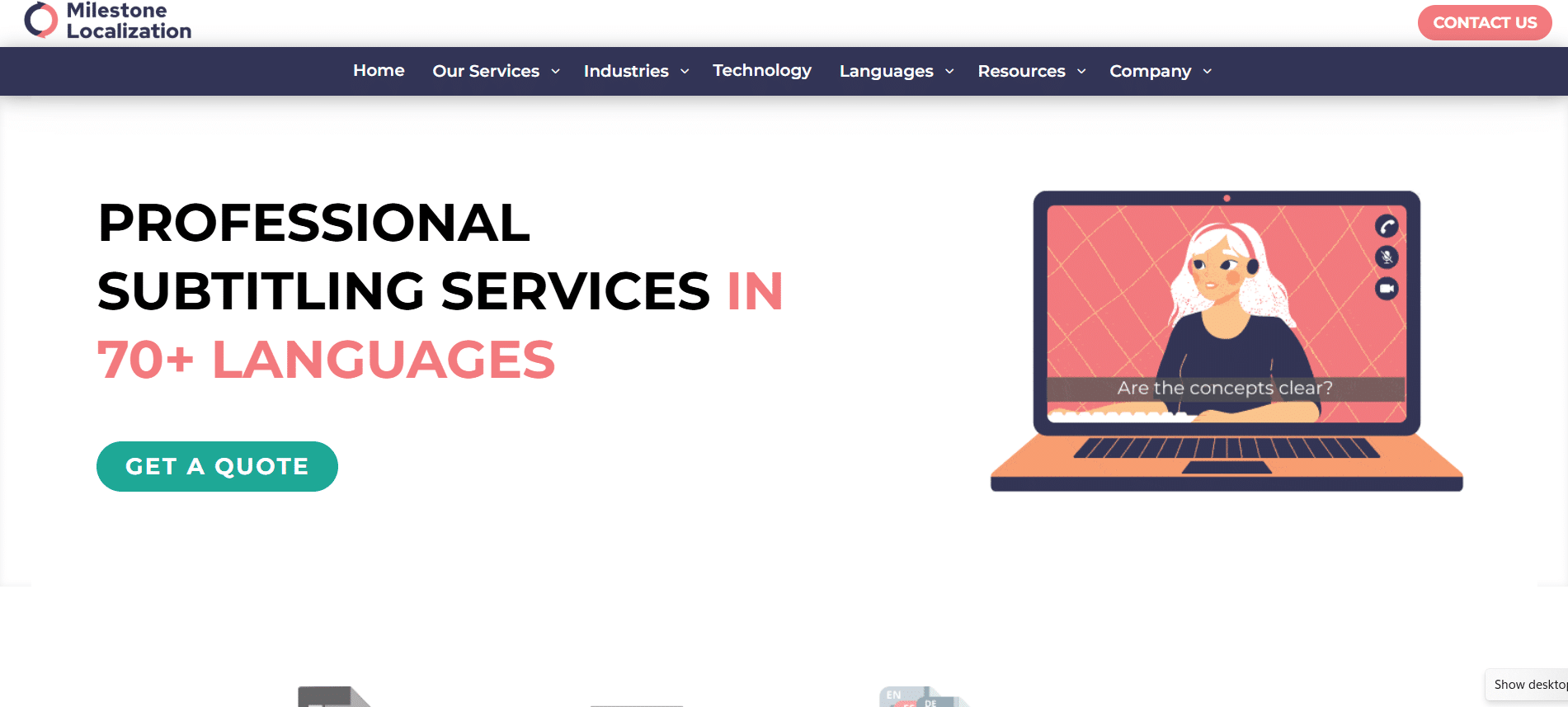 Subtitling services