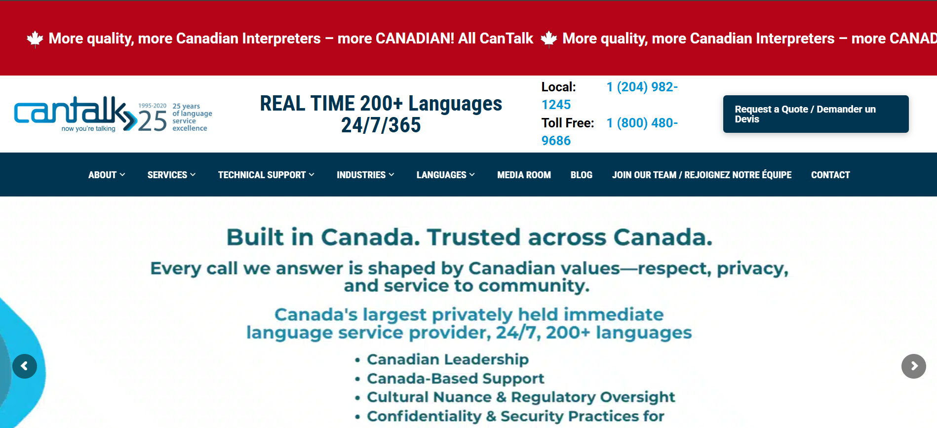 Can Talk Top Translation Companies in Canada