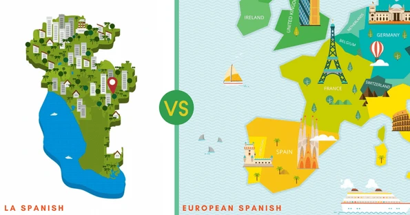 Spanish language localization for LA and European regions