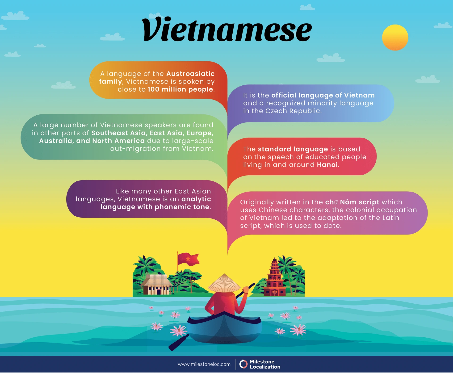 Vietnamese Language Infographic