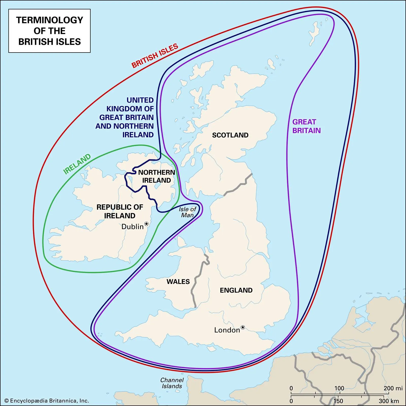 Languages of UK - Terminology British Isles