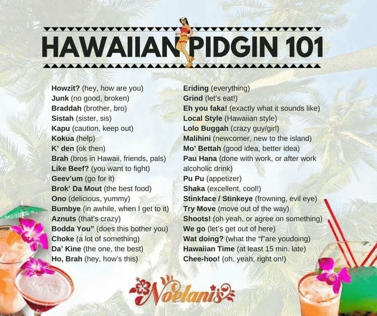 Hawaiian Pidgin