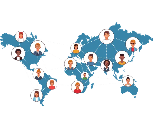 Network of professional translators