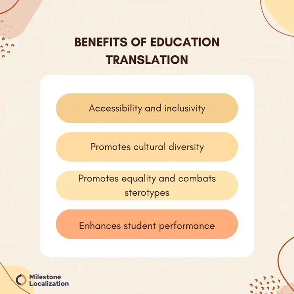 Benefits of education translation