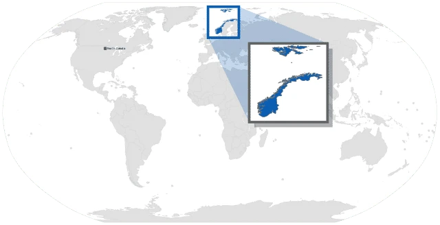 Norwegian language speaking regions
