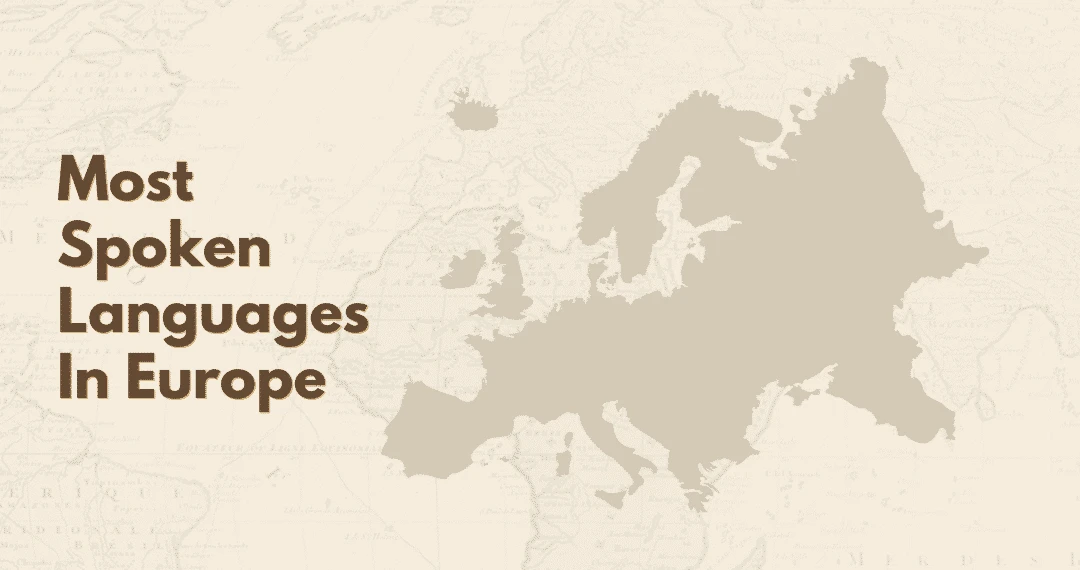 Most Spoken Languages In Europe