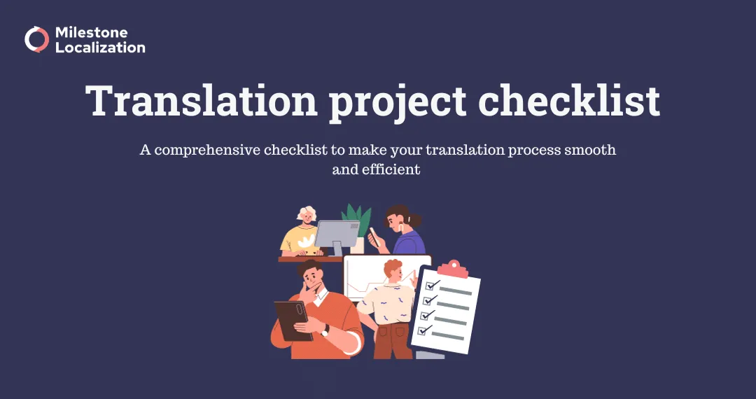 Translation project checklist