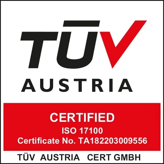 Updated ISO certificate