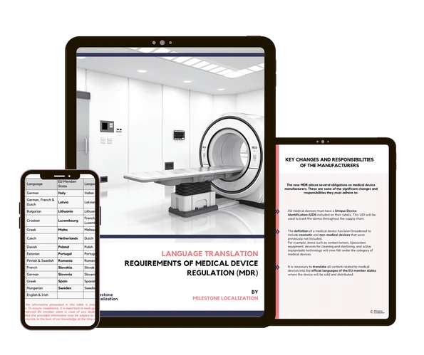 A guide to medical device translation as per EU MDR