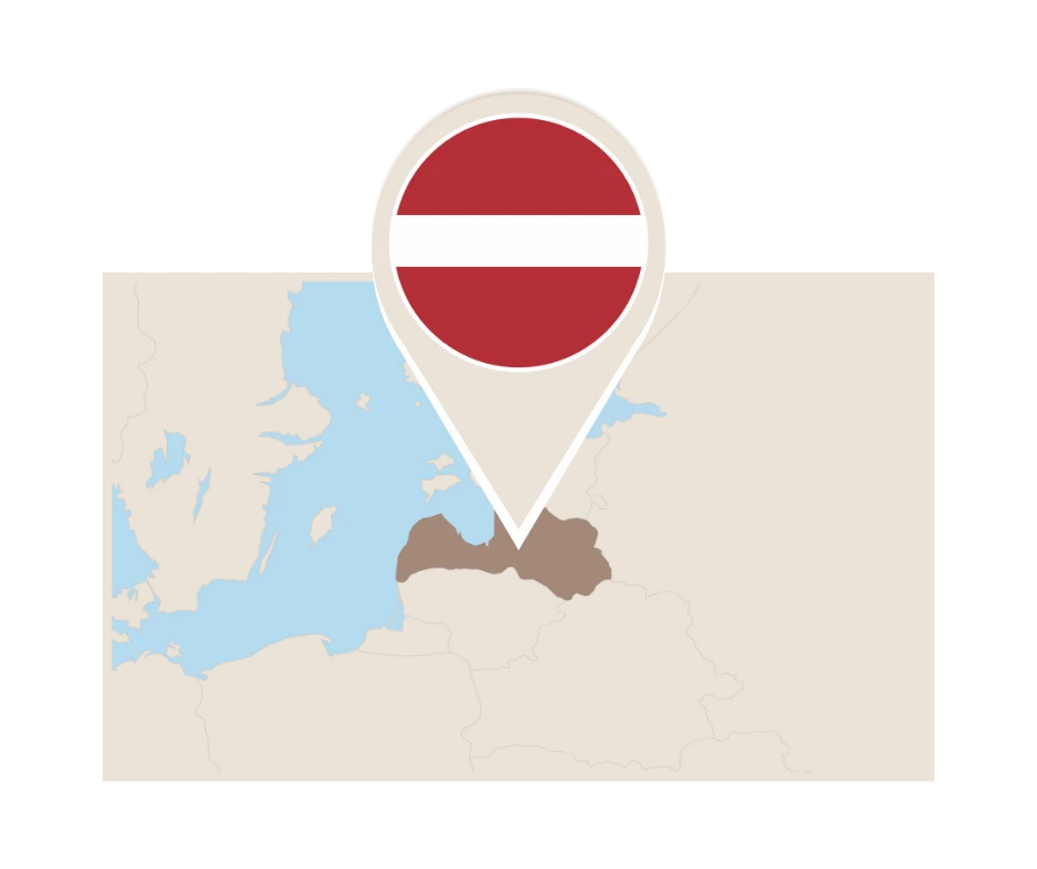 Latvia map