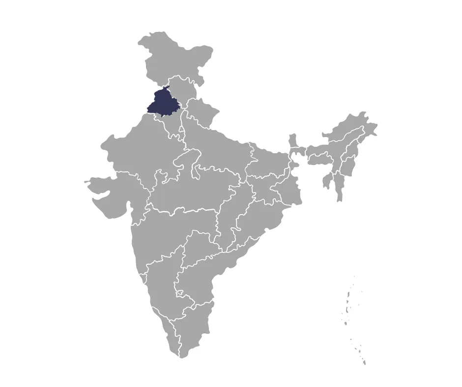Punjab map Punjab map