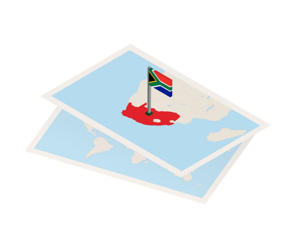 south africa map south africa map