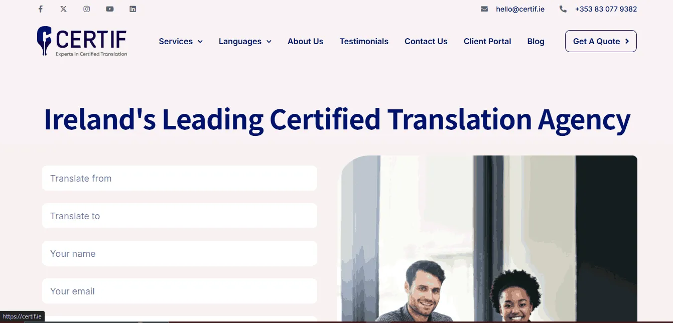 Certif Translations