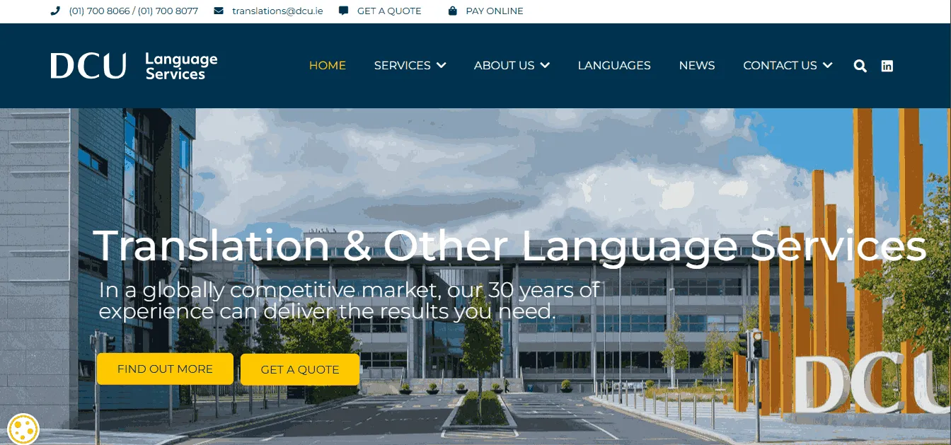 DCU Language services