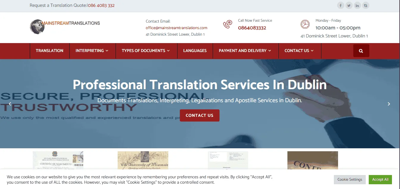 Mainstream translations