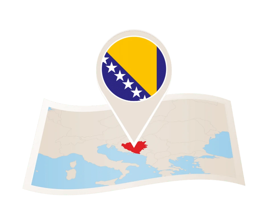 Bosnia map