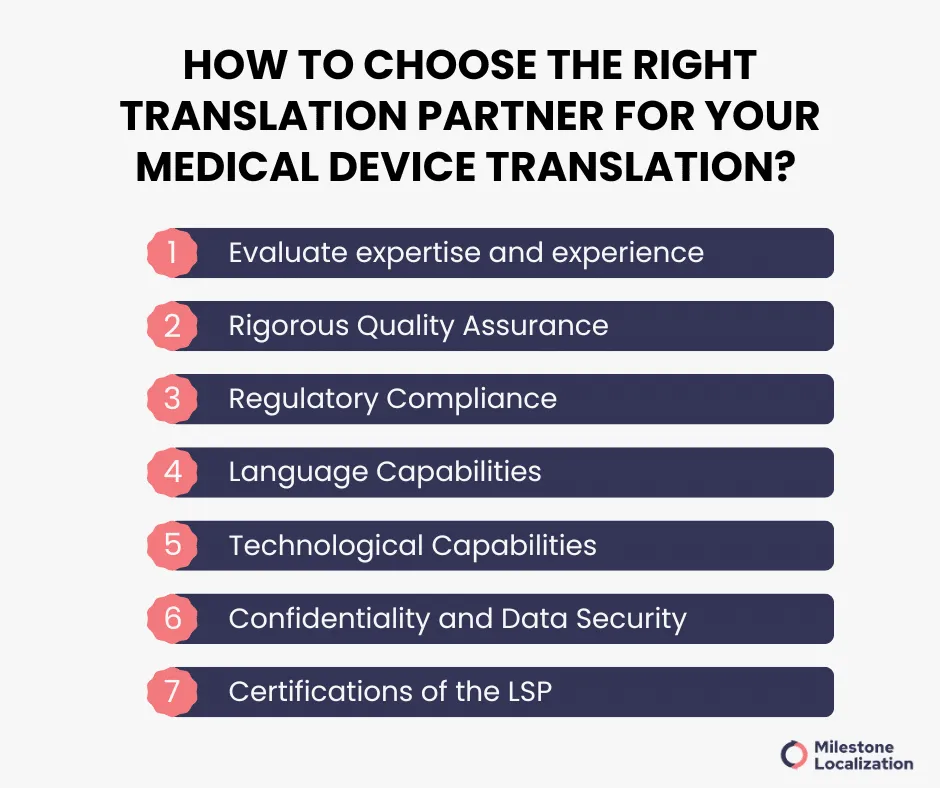 How to choose the right translation partner for your medical device translation