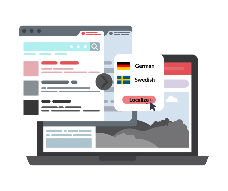 Website localziation services