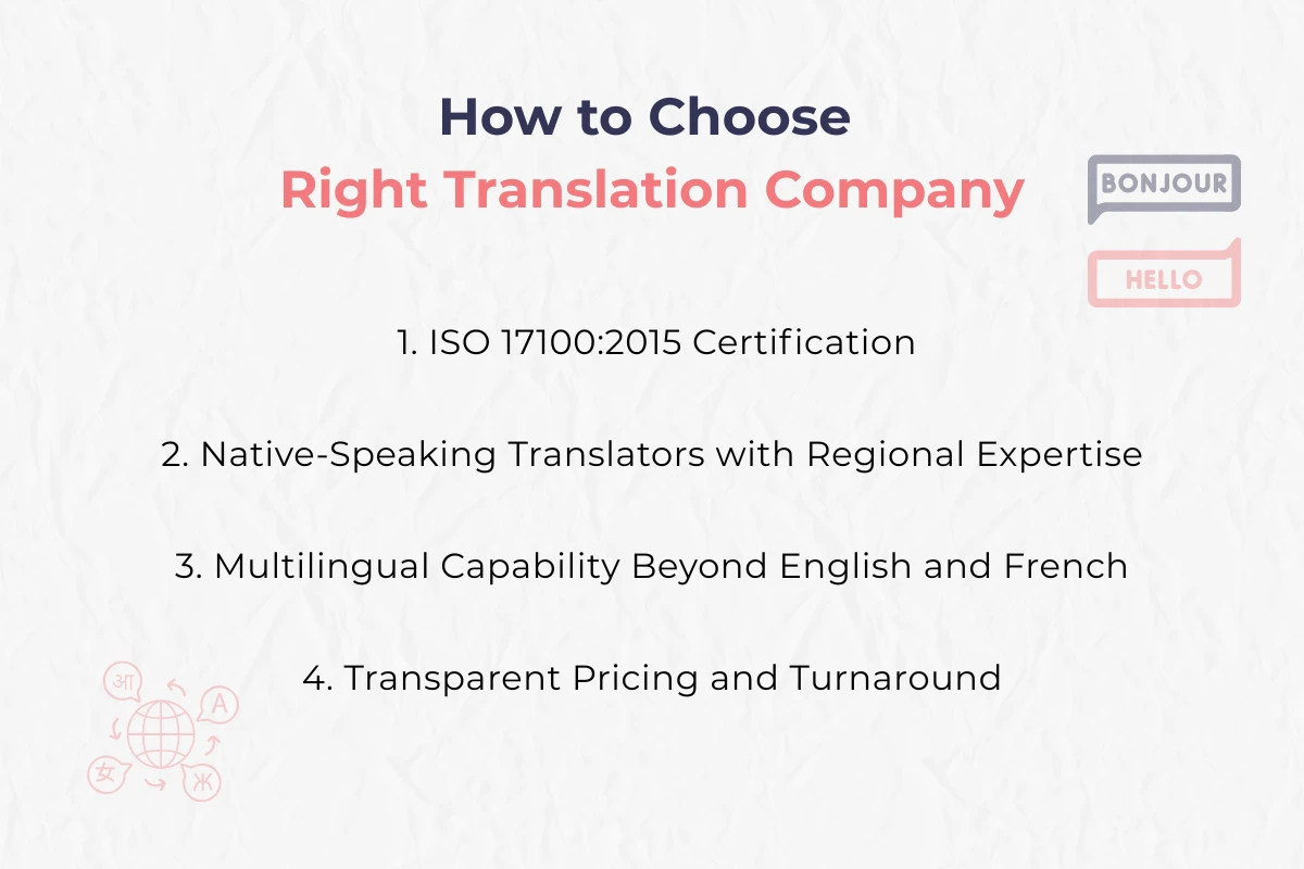Chose the right translation Company