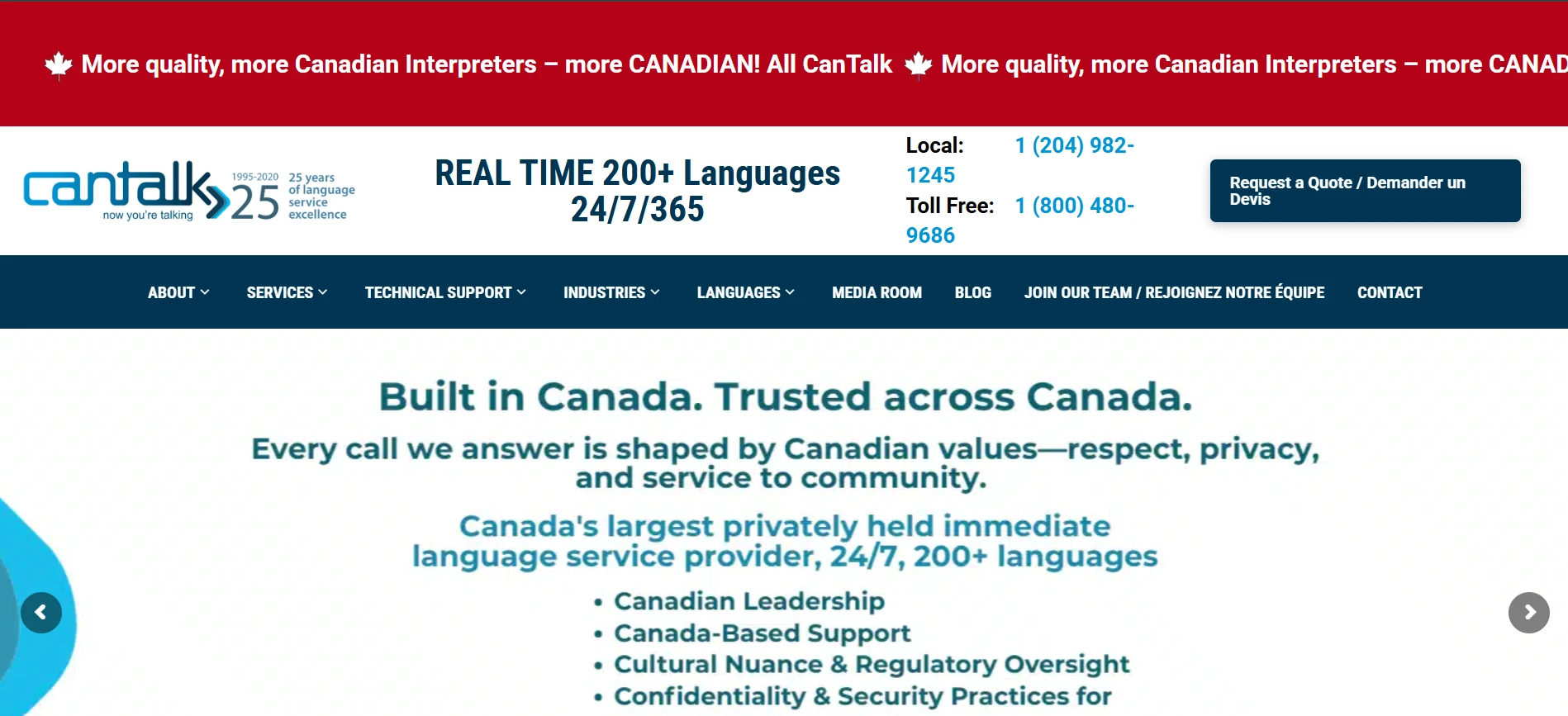 Can Talk Top Translation Companies in Canada