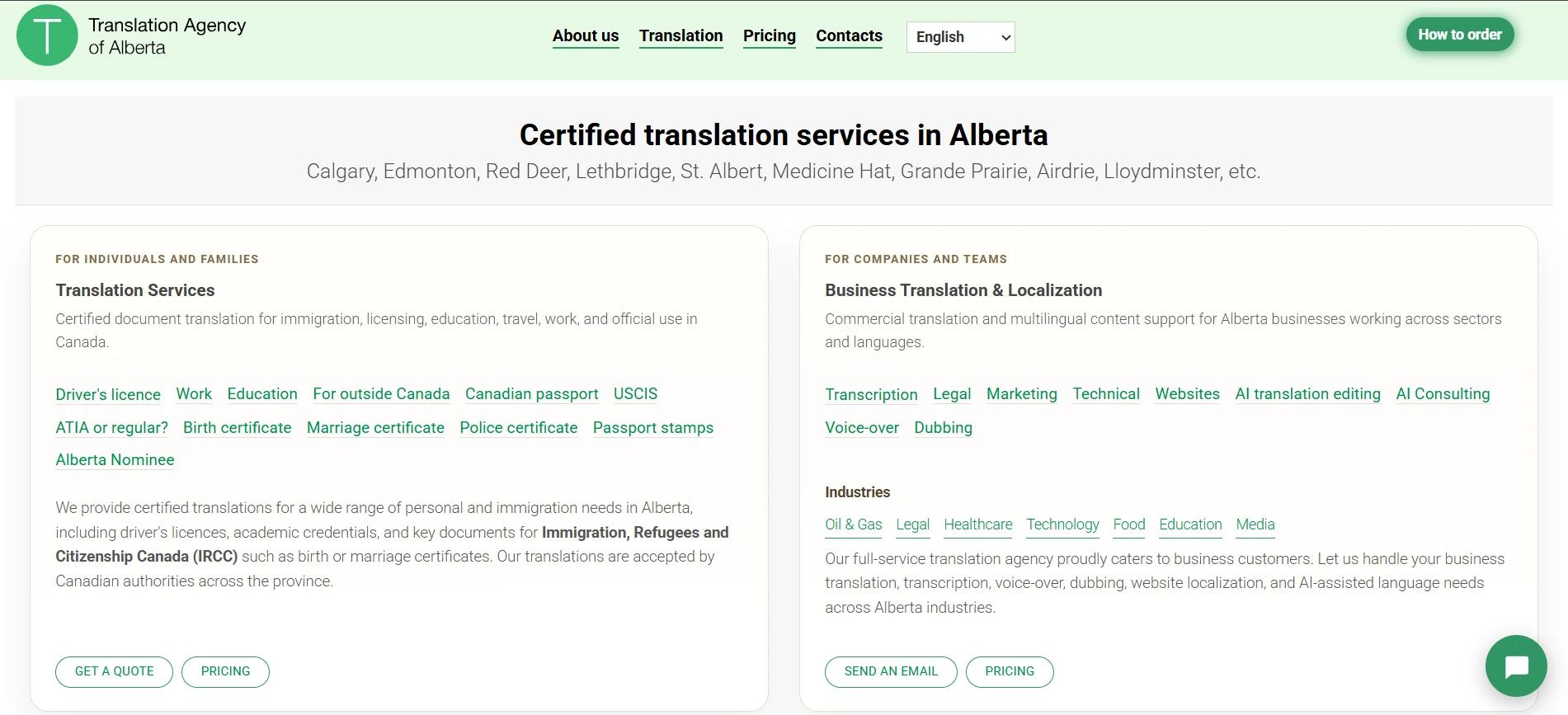 T Alberta Translation Top Translation Companies in Canada 