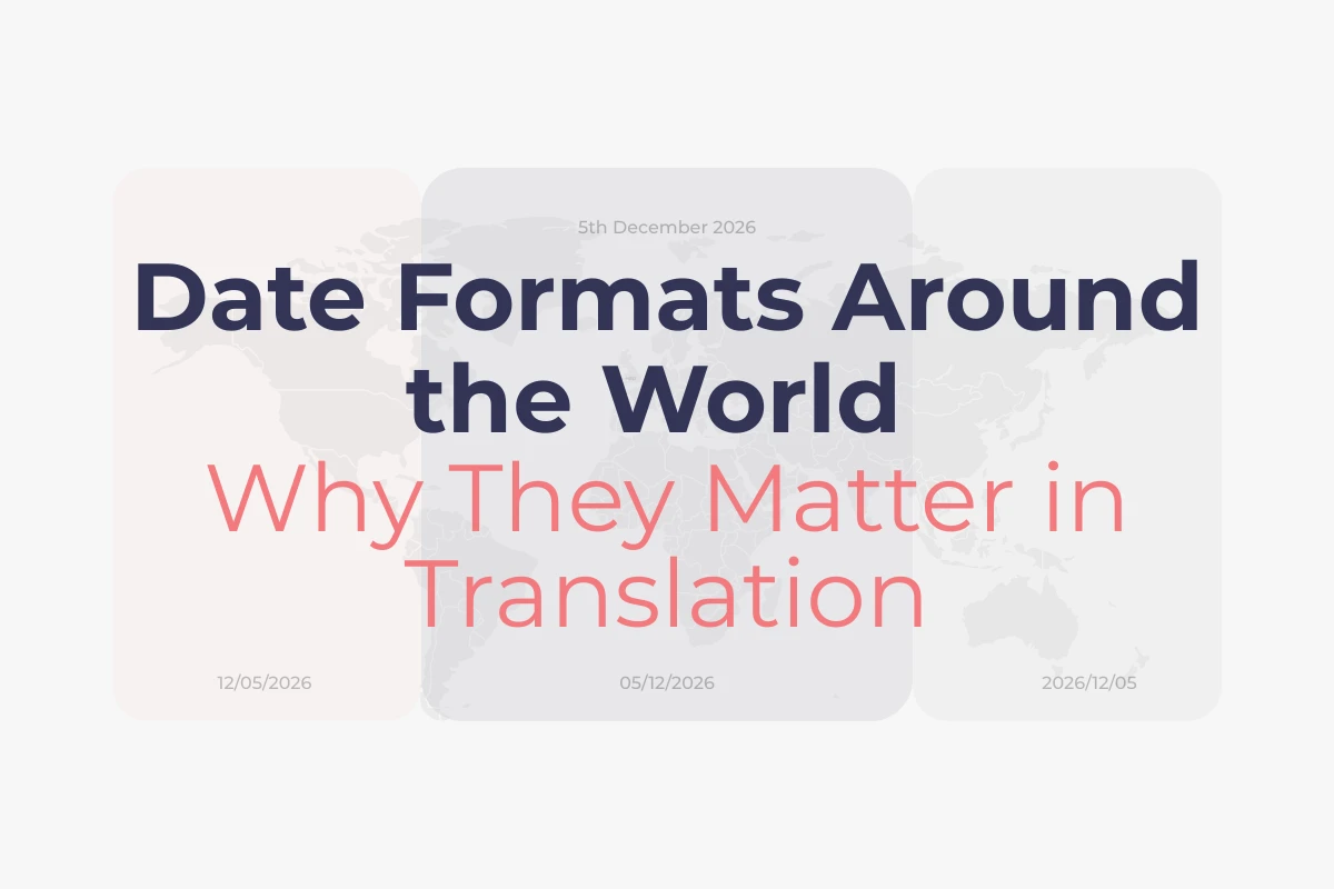 Date Formats Around the World Why They Matter in Translation (3) Date Formats Around the World Why They Matter in Translation