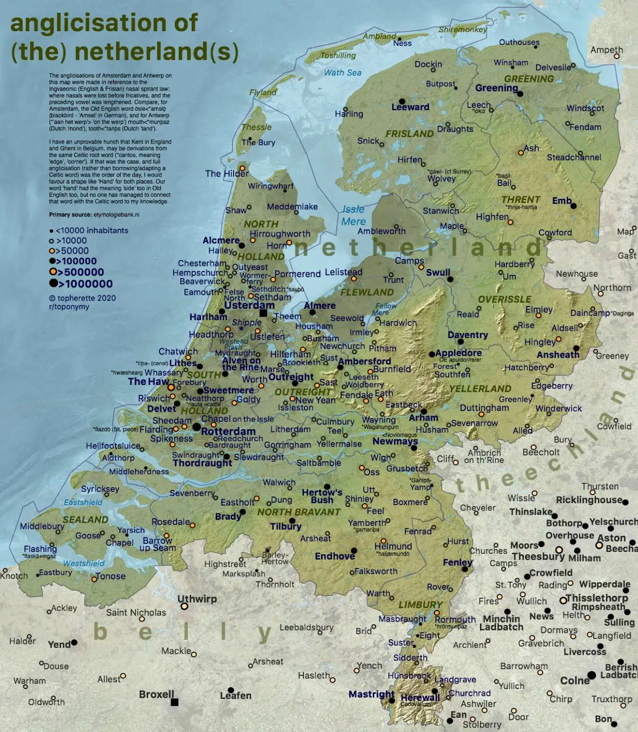Netherland Maps for languages-spoken-in-the-netherlands