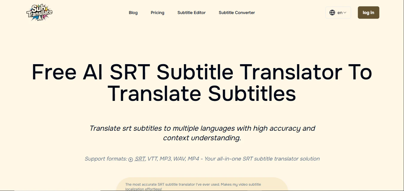 Subtranslate ai